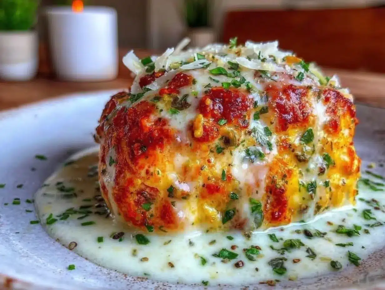 Creamy Parmesan Baked Caesar Chicken Recipe Ready in 30 Minutes 4 creamy Parmesan baked Caesar chicken preparation steps