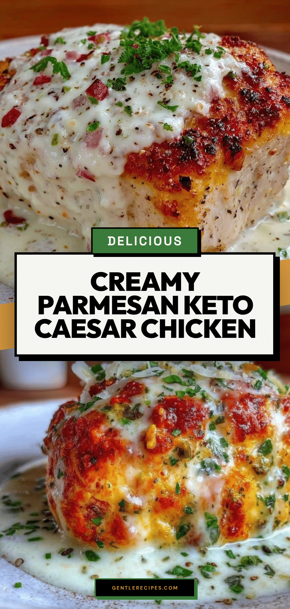 Creamy Parmesan Baked Caesar Chicken Recipe Ready in 30 Minutes 5 creamy Parmesan baked Caesar chicken recipe