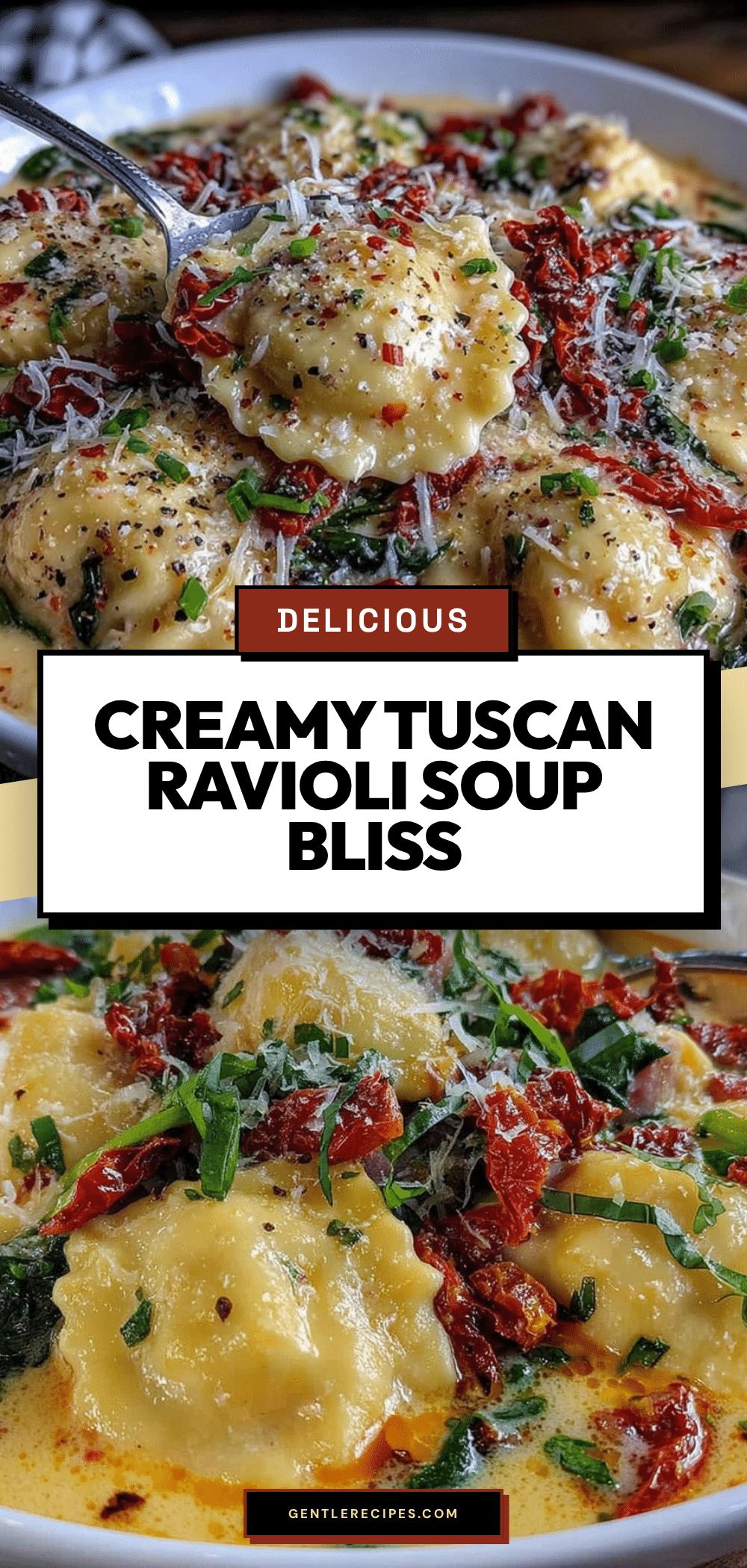 Creamy Tuscan Ravioli Soup Recipe Easy and Ready in 30 Minutes 5 creamy Tuscan ravioli soup recipe recipe
