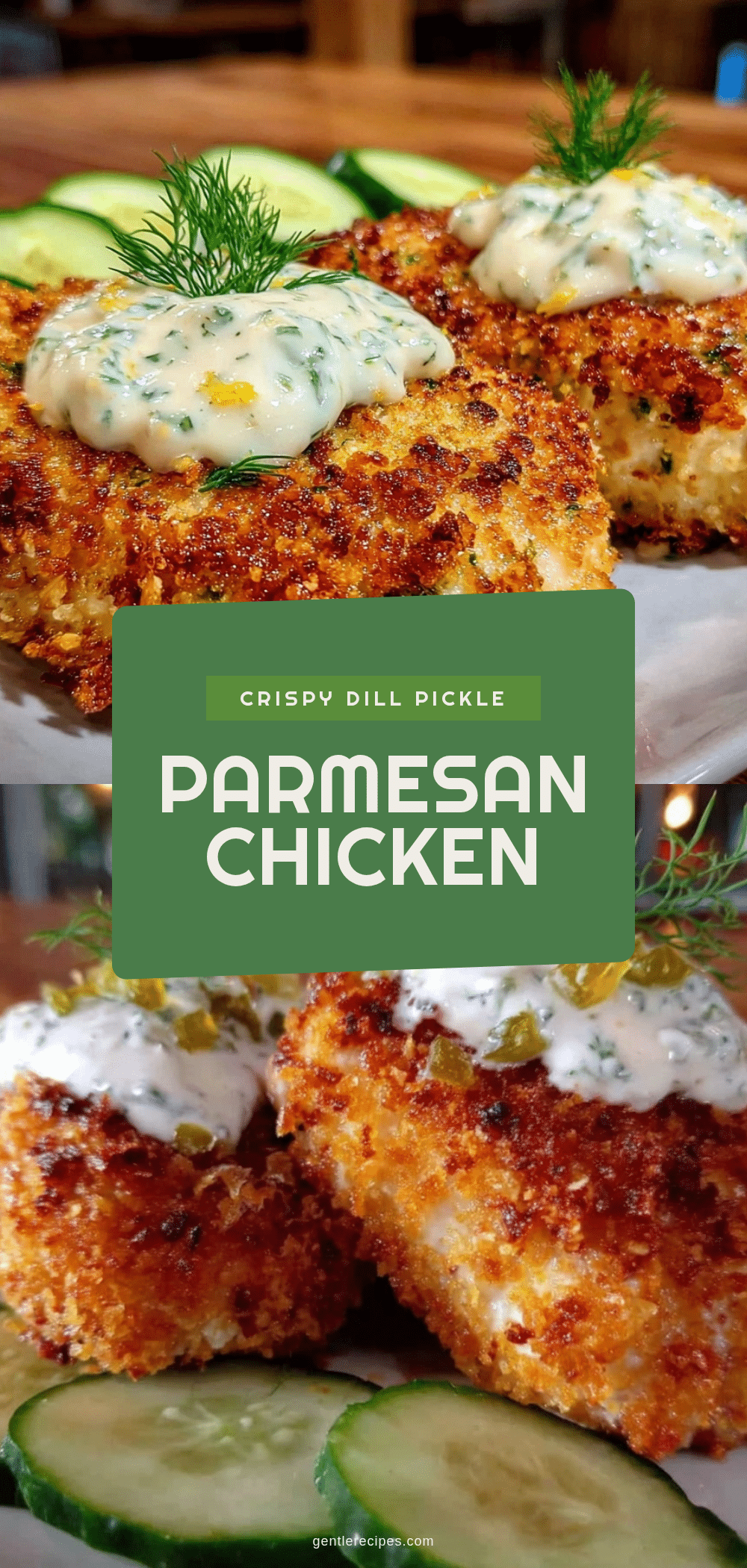Crispy Dill Pickle Parmesan Chicken Recipe Easy Weeknight Dinner Idea 5 crispy dill pickle parmesan chicken recipe