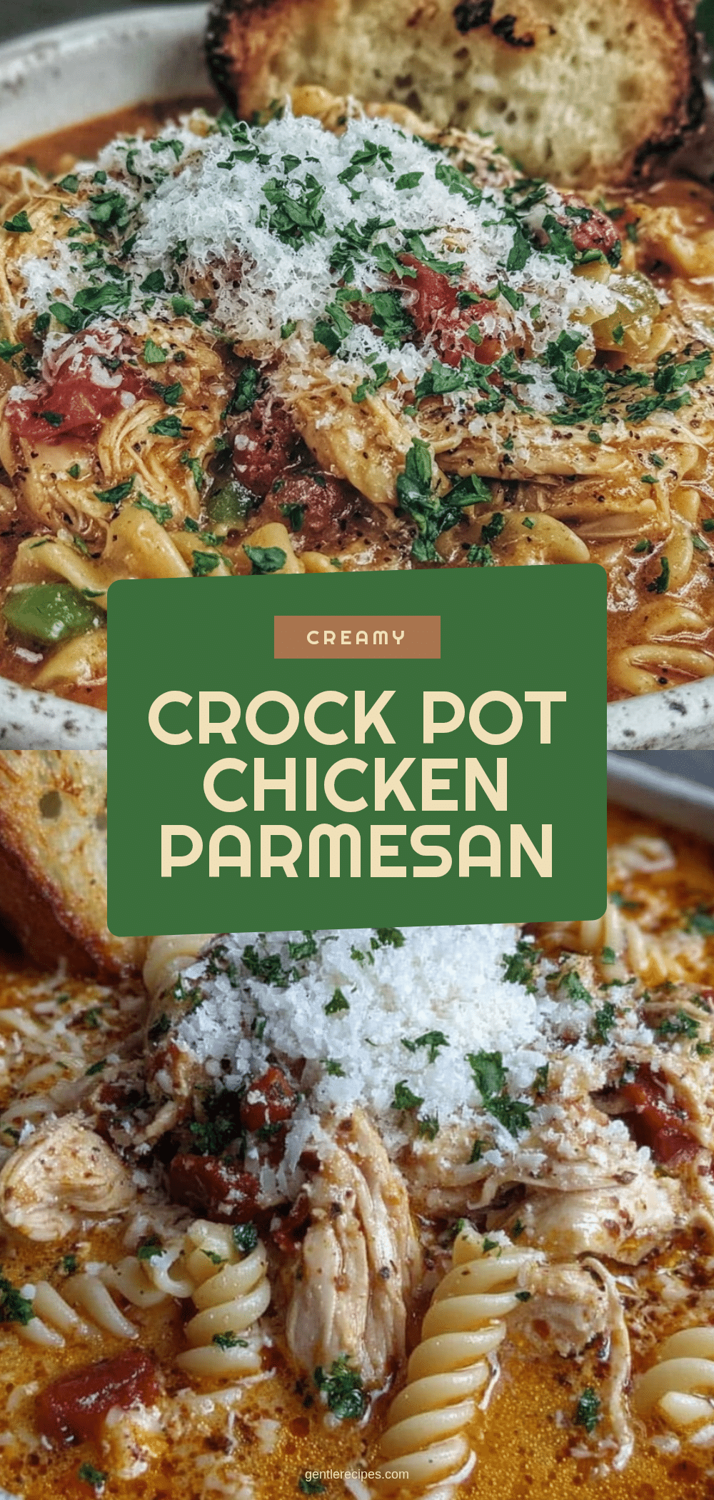 Crock Pot Chicken Parmesan Soup Recipe Easy and Creamy in 30 Minutes 5 crock pot chicken Parmesan soup recipe
