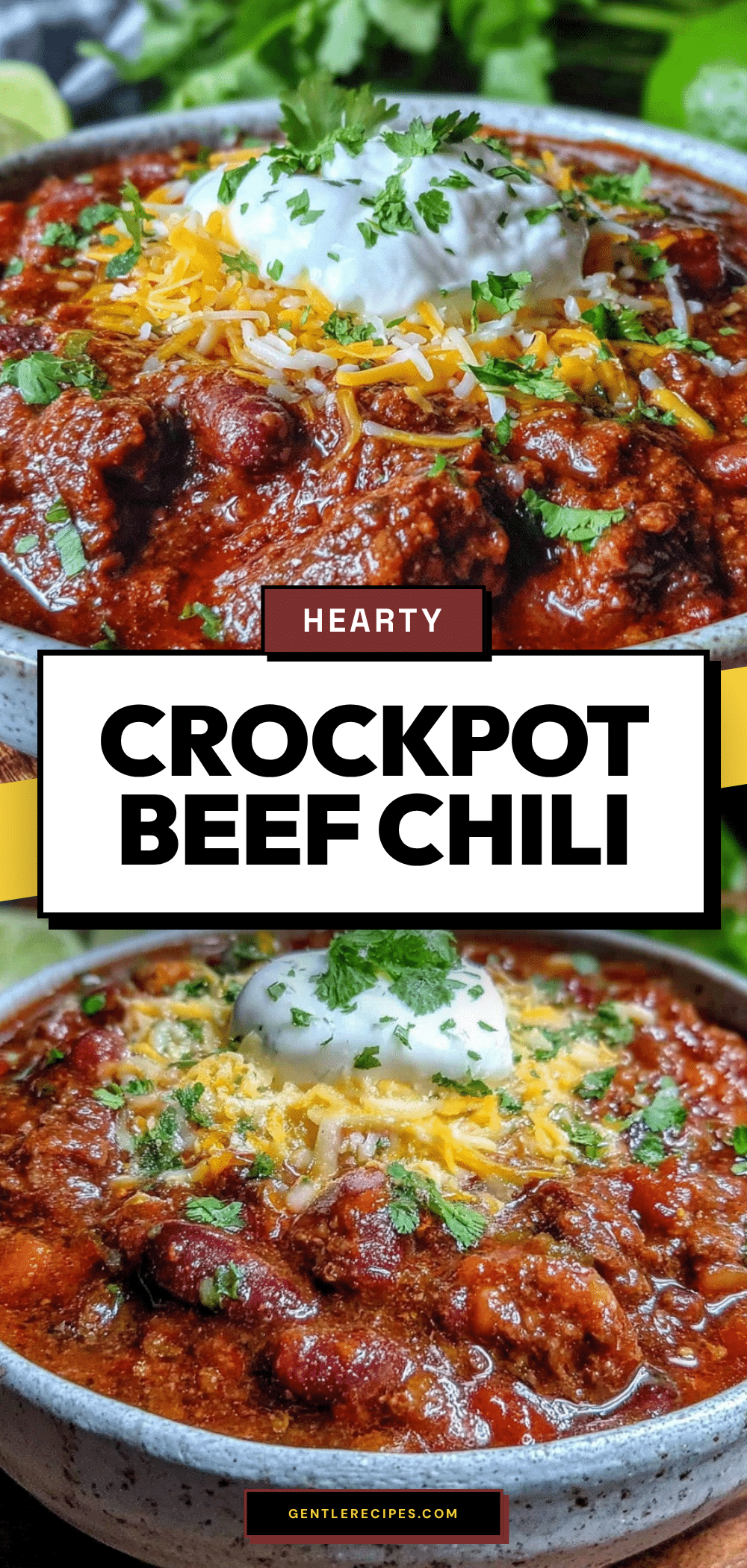 Crockpot Chili with Ground Beef and Beans Easy Hearty Recipe 5 crockpot chili with ground beef and beans recipe