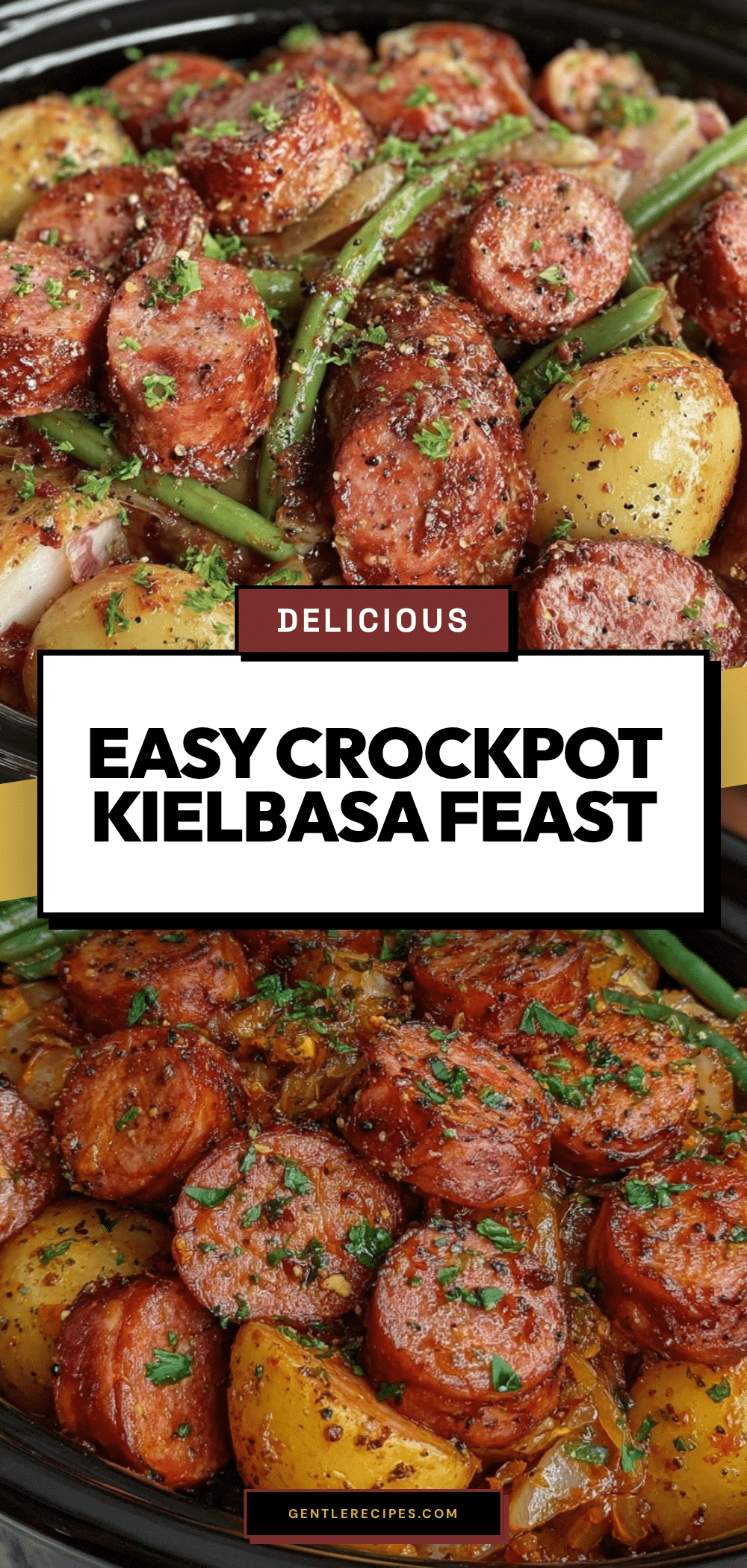 Crockpot Kielbasa and Green Beans Easy Dinner Recipe Ready in 30 Minutes 5 crockpot kielbasa and green beans recipe