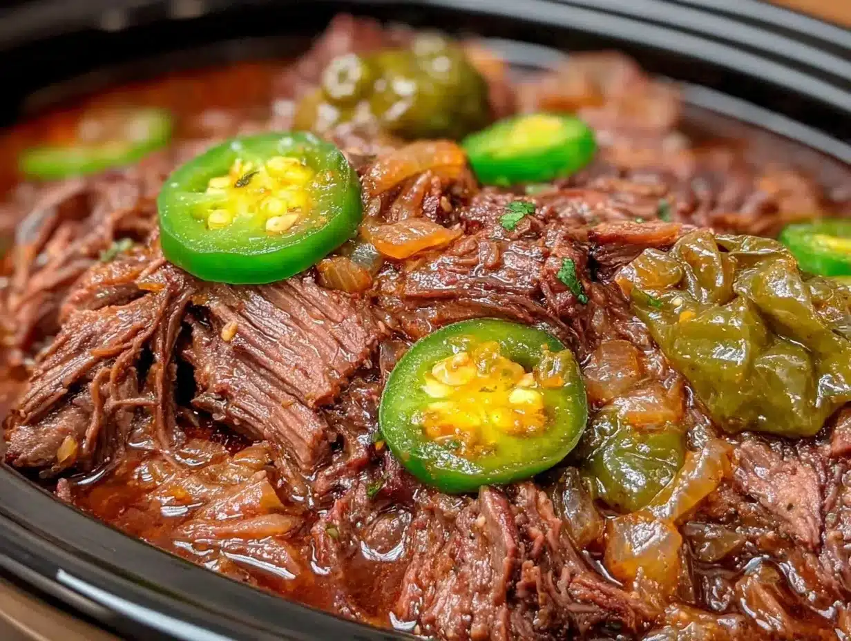 Crockpot Mississippi Pot Roast Recipe Easy Tender Family Dinner 4 crockpot mississippi pot roast preparation steps