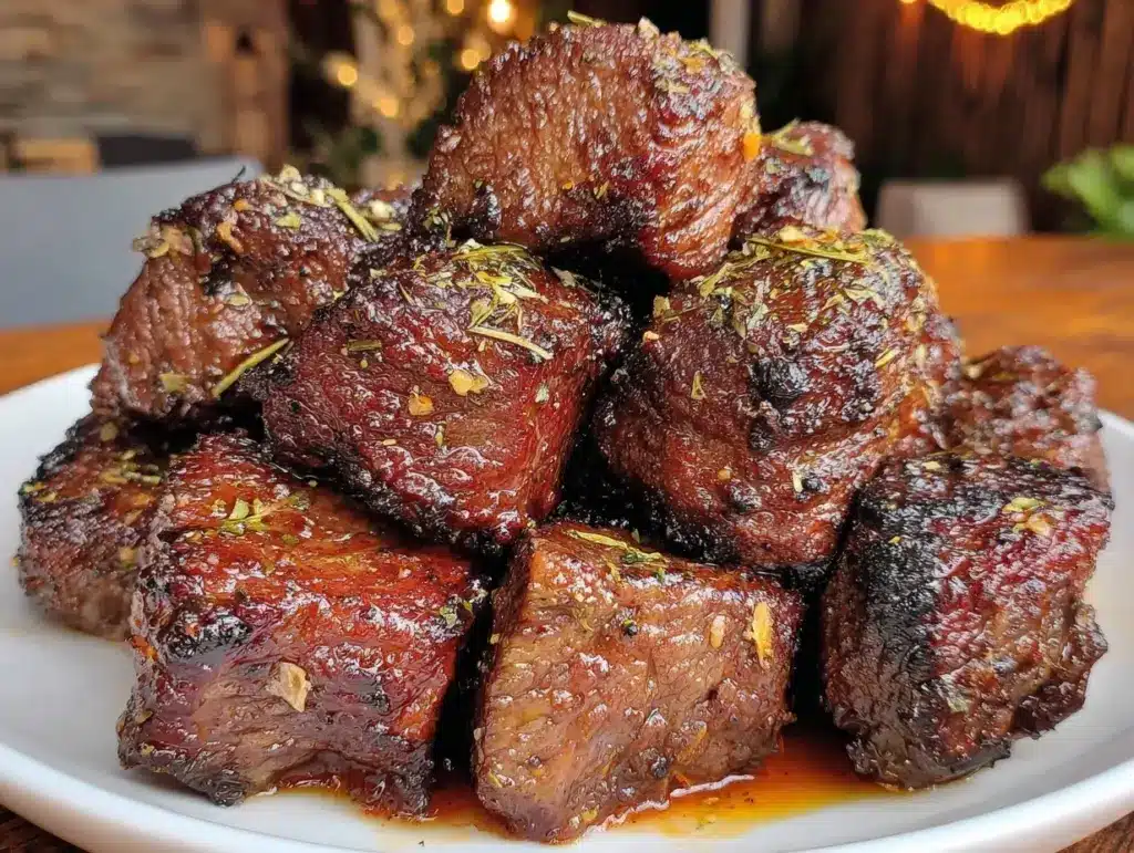 crockpot steak bites recipe - featured image