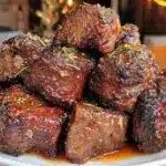 crockpot steak bites recipe - featured image