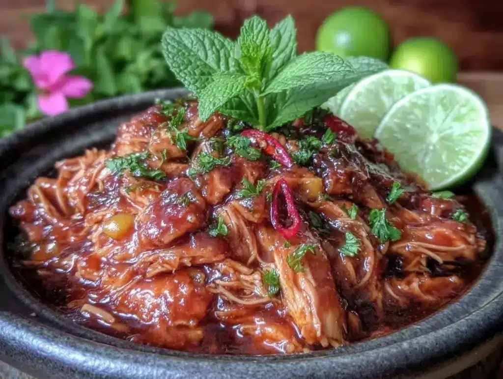 Home 3 crockpot thai peanut chicken - featured image