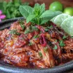 crockpot thai peanut chicken - featured image