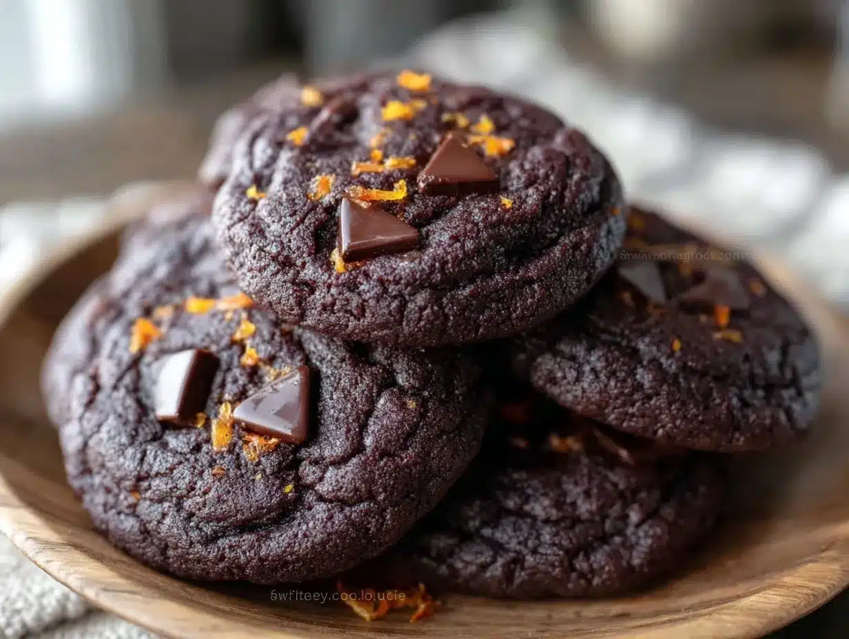 Dark Chocolate Orange Cookies Recipe Easy Bold Citrus Flavor Treat 4 dark chocolate orange cookies preparation steps