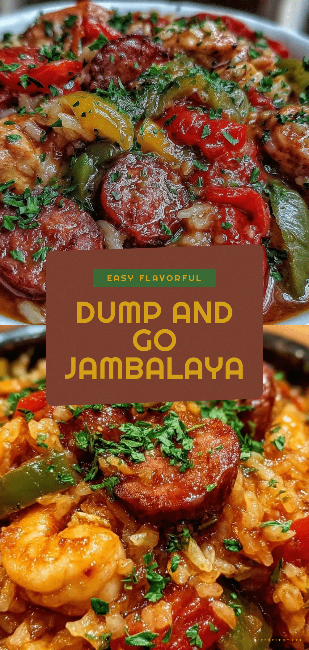 Dump and Go Crockpot Jambalaya Recipe Easy One-Pot Dinner Idea 5 dump and go crockpot jambalaya recipe