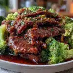easy Chinese beef and broccoli recipe - featured image