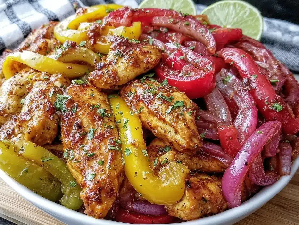 Easy Crockpot Chicken Fajitas Recipe for Juicy Tender Dinner at Home 4 easy crockpot chicken fajitas preparation steps