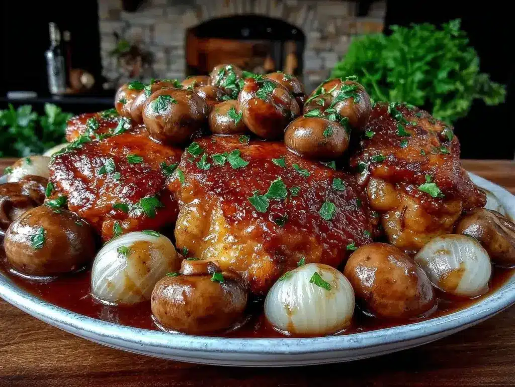 Home 1 easy crockpot chicken marsala - featured image