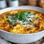 easy crockpot chicken Parmesan soup - featured image