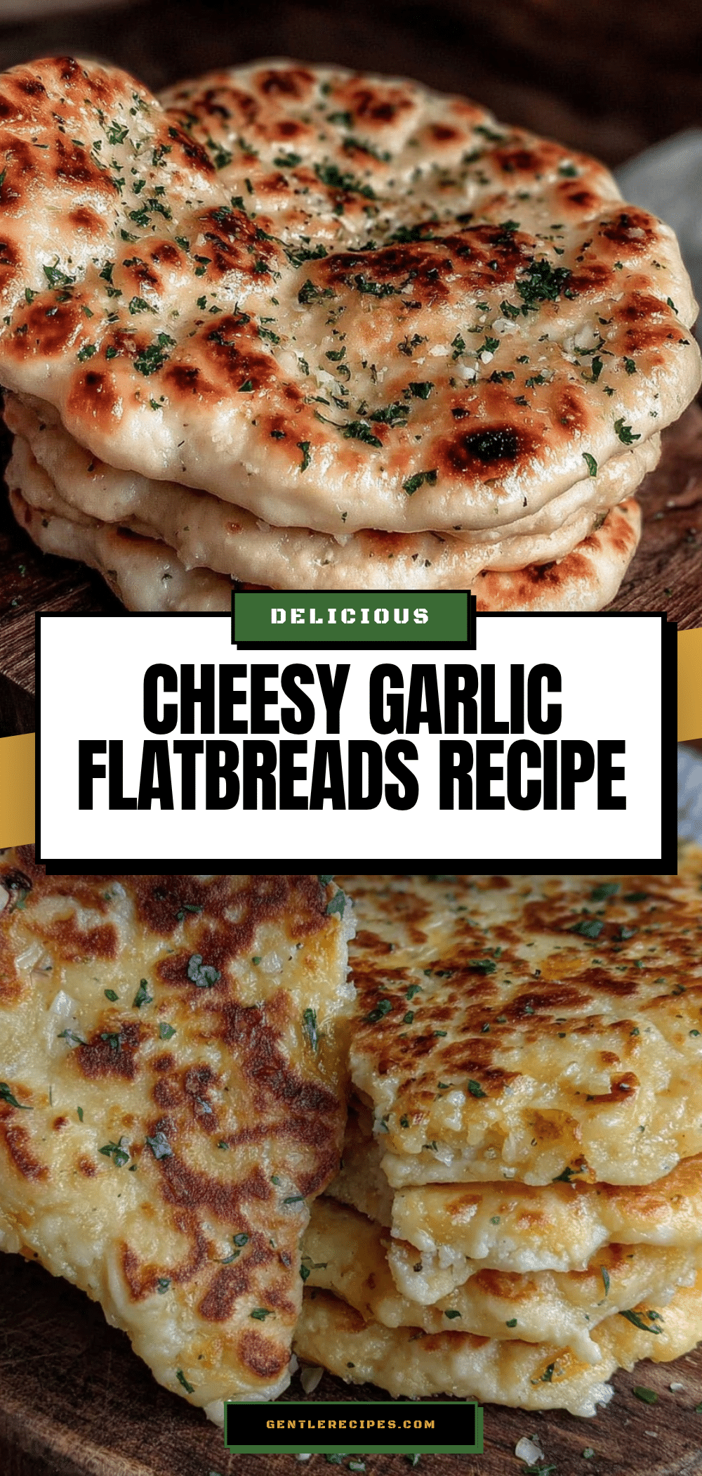 Easy Garlic Flatbreads Recipe with Cheesy Flavor Perfect for Homemade Bread Lovers 5 easy garlic flatbreads recipe
