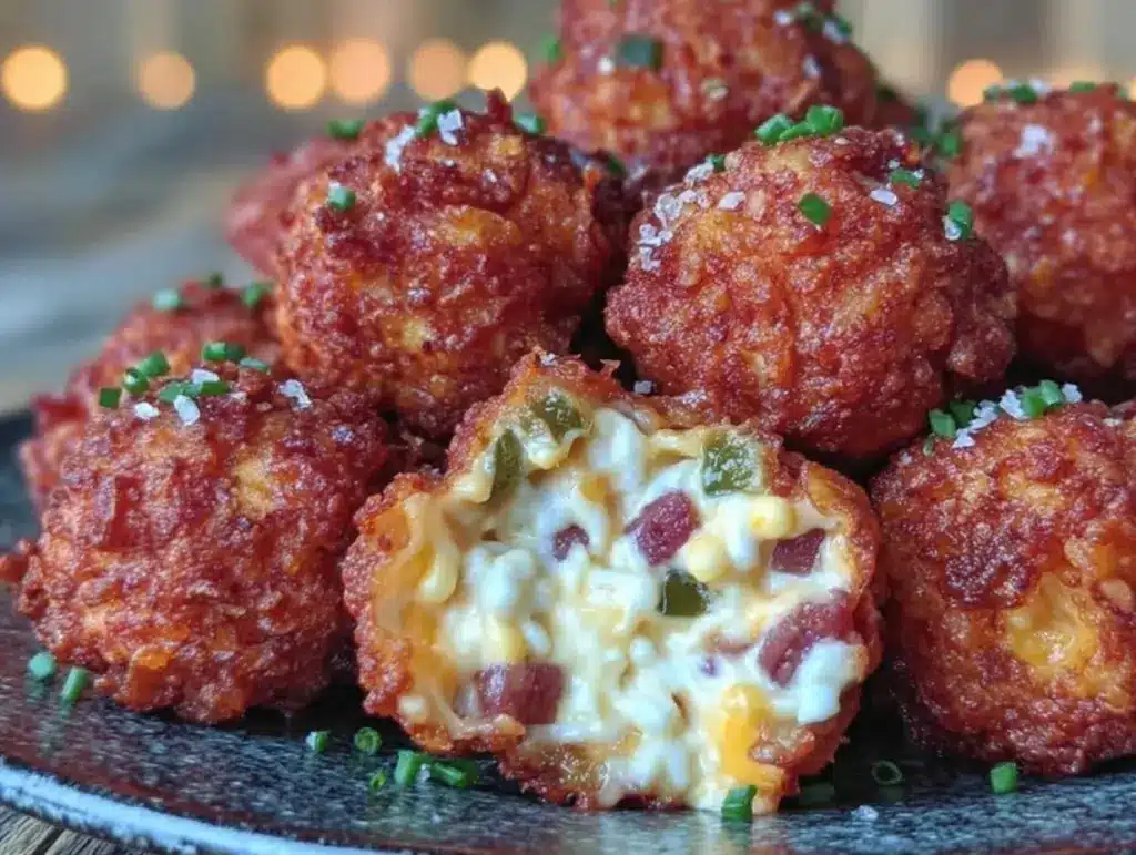 easy keto bacon cheese balls - featured image