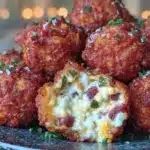 easy keto bacon cheese balls - featured image