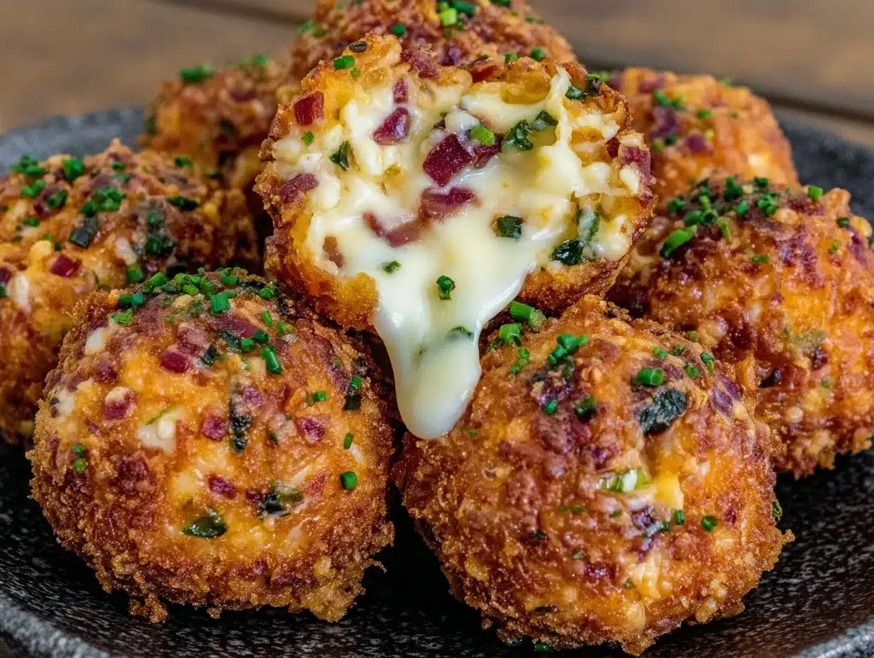 Easy Keto Bacon Cheese Balls with Jalapeño 5-Minute Appetizer Recipe 4 easy keto bacon cheese balls preparation steps