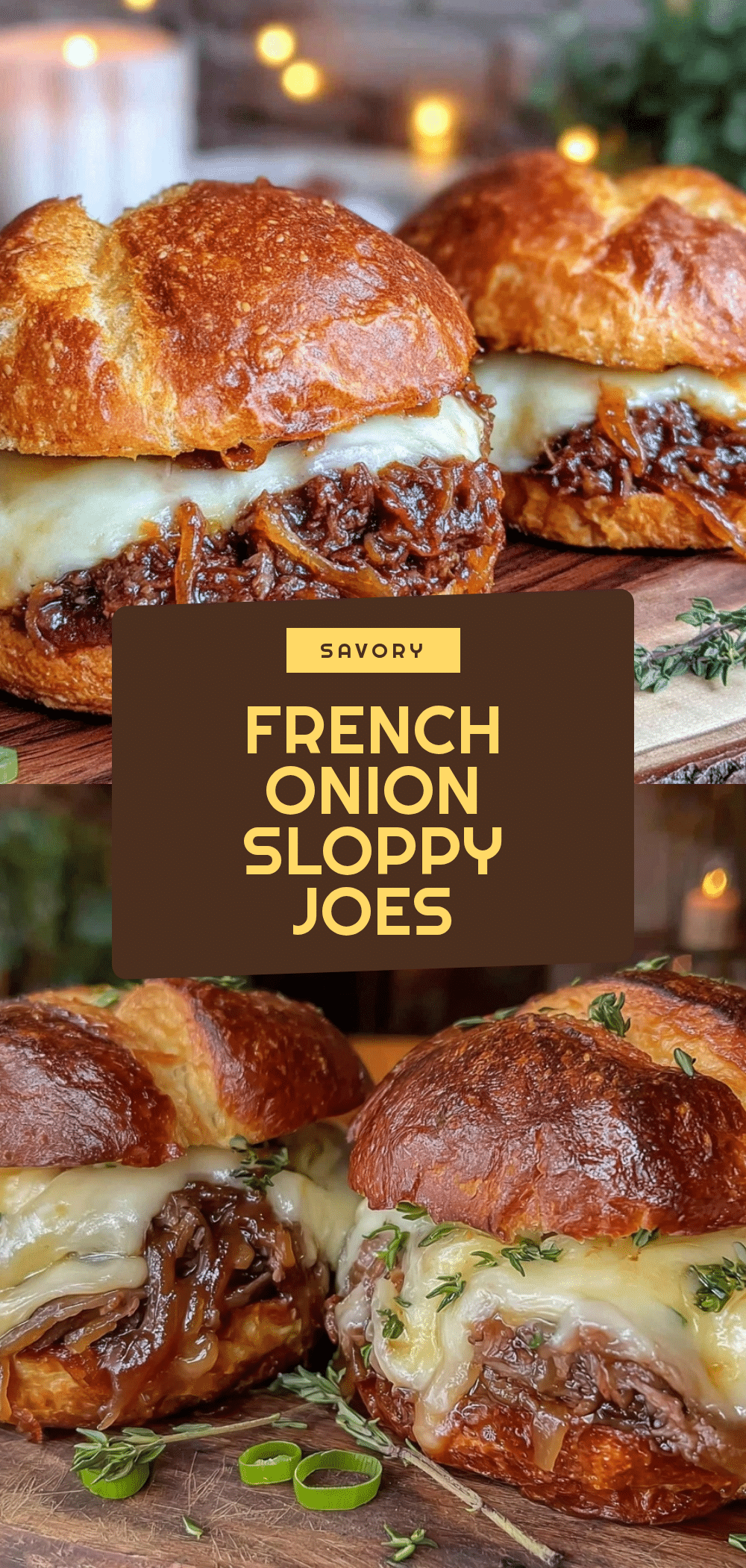 French Onion Beef Sloppy Joes Recipe Easy Ground Beef Dinner Idea 5 French Onion Beef Sloppy Joes recipe