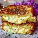 garlic bread grilled cheese - featured image