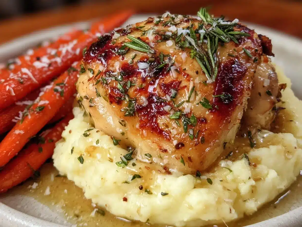 Garlic Herb Chicken Dinner Recipe Easy Juicy Roasted Flavor Guide 4 garlic herb chicken dinner preparation steps