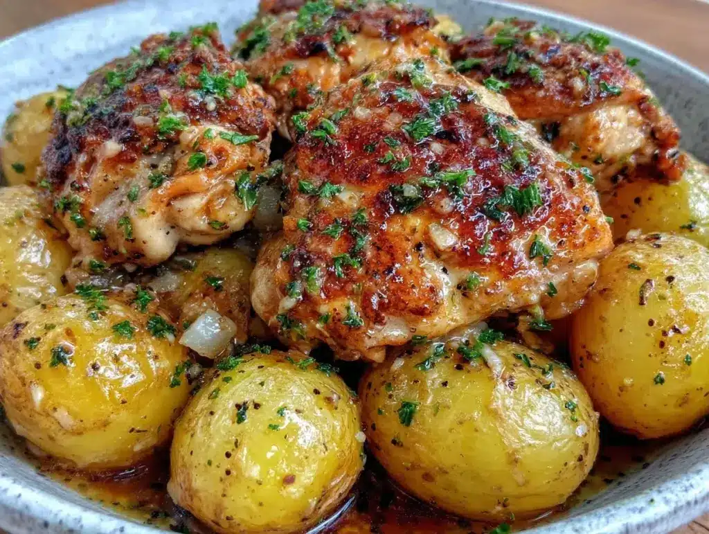 Garlic Parmesan Chicken Crockpot - featured image