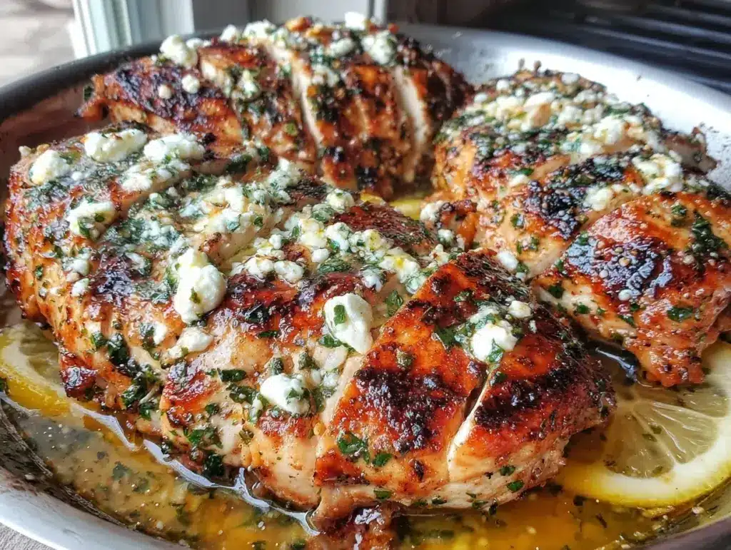 Greek chicken with lemon and feta - featured image