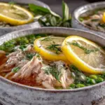 Greek lemon chicken soup - featured image