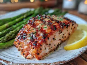 Home 5 grilled salmon with dijon mustard sauce - featured image