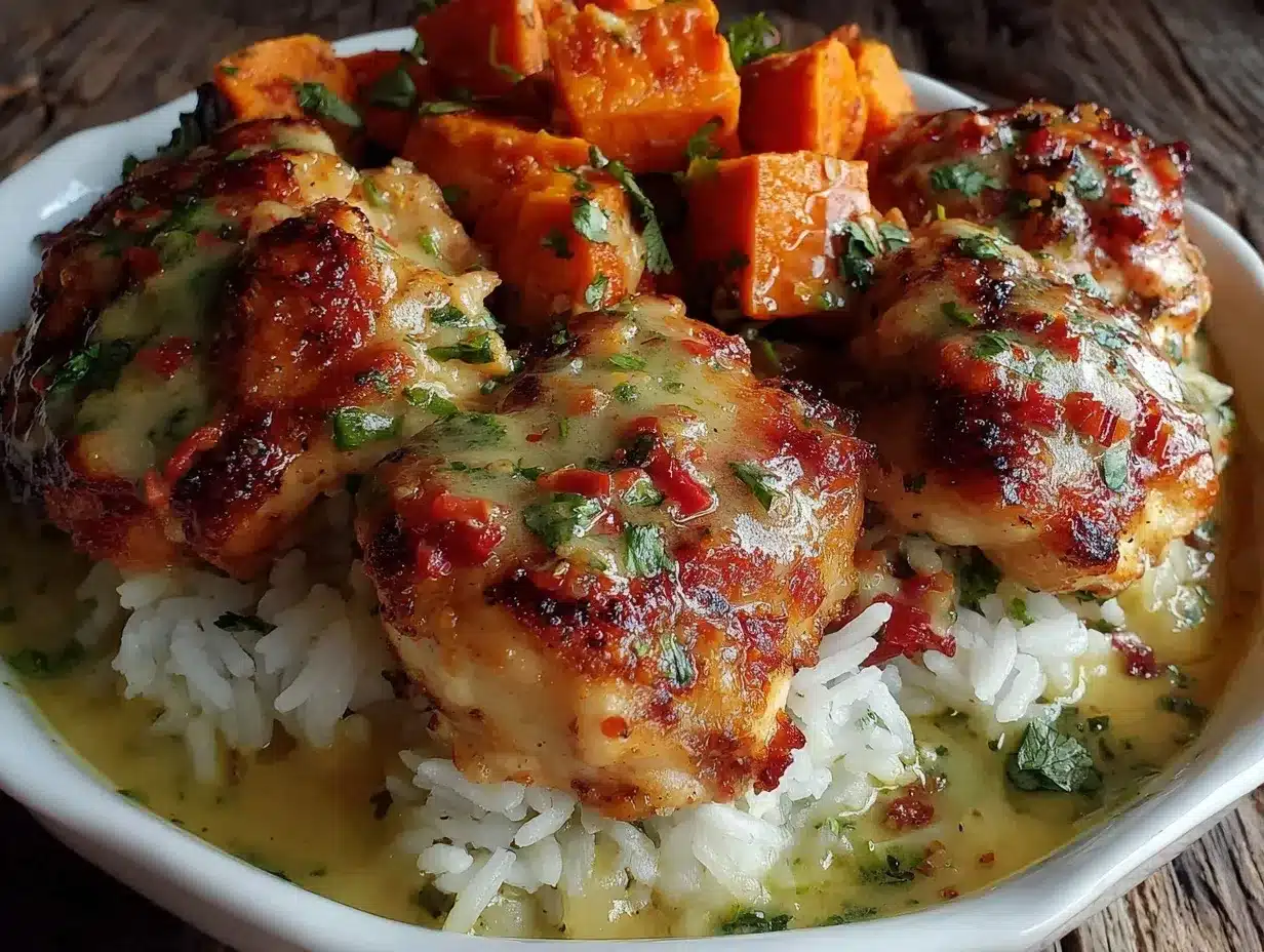 Healthy Chicken and Sweet Potato Bowls Recipe Easy 30 Minute Meal 4 healthy chicken and sweet potato bowls preparation steps