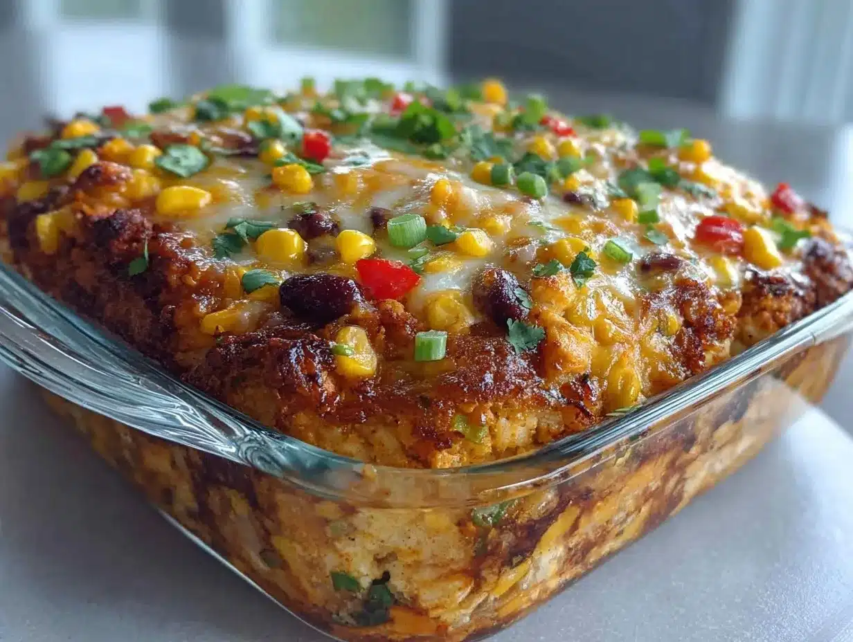 Healthy Chicken Burrito Casserole Recipe Easy Clean Eating Meal Idea 4 healthy chicken burrito casserole preparation steps