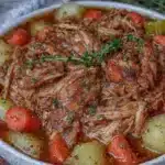 healthy chicken crockpot recipe - featured image