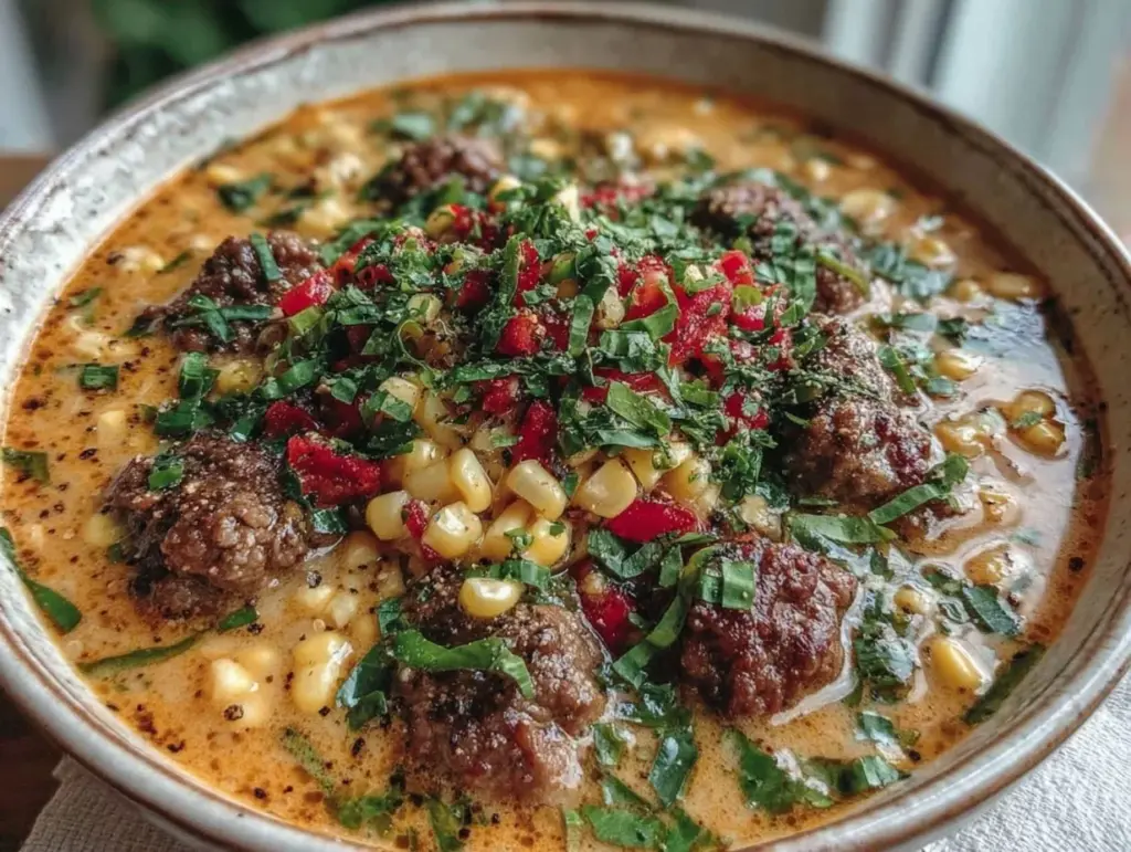 hearty cowboy soup recipe - featured image