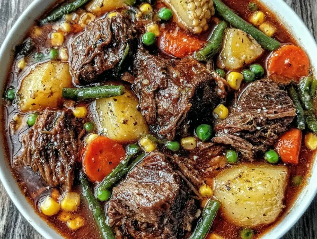 Hearty Vegetable Beef Soup Recipe 5 Easy Steps for Cozy Nights 4 hearty vegetable beef soup preparation steps