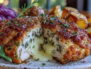 Home 5 herb-crusted boursin chicken - featured image