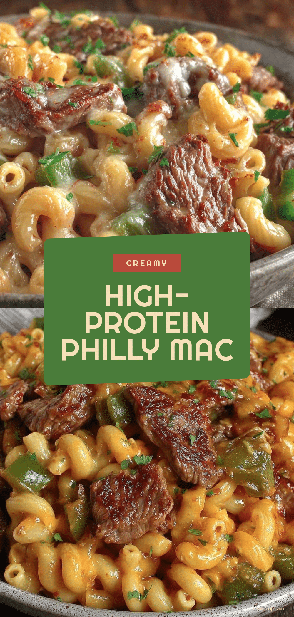 High-Protein Philly Cheesesteak Mac Recipe for Easy Family Meal Prep 5 High-Protein Philly Cheesesteak Mac recipe