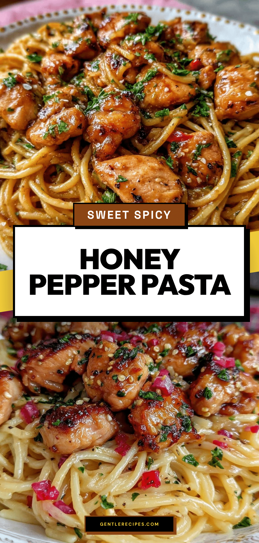 Honey Pepper Chicken Pasta Recipe Easy Family Dinner for 5 5 honey pepper chicken pasta recipe