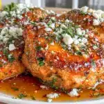 hot honey feta chicken - featured image