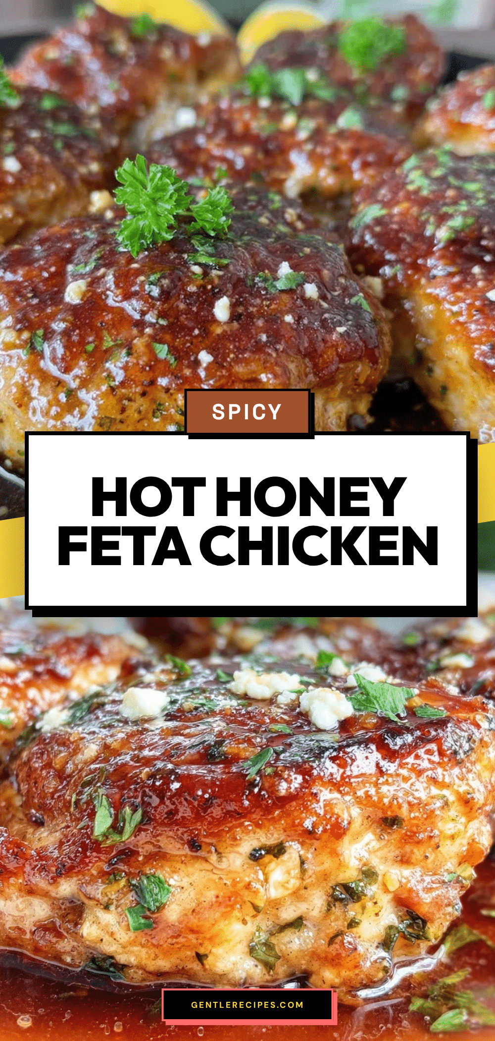 Hot Honey Feta Chicken Recipe Easy Spicy Sweet Glaze for Dinner 5 hot honey feta chicken recipe