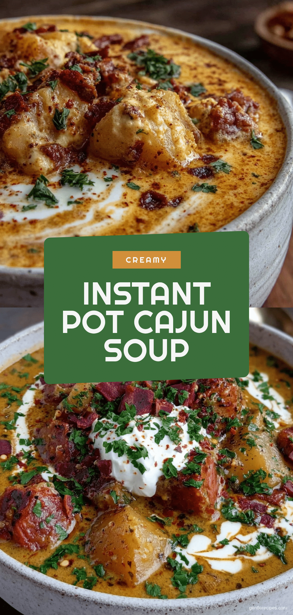 Instant Pot Cajun Potato Soup Recipe Easy Creamy Soup in 30 Minutes 5 Instant Pot Cajun potato soup recipe