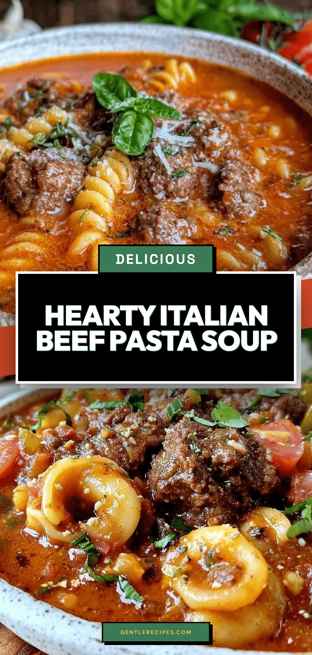 Italian Ground Beef Pasta Soup Recipe Easy Ready in 30 Minutes 5 Italian Ground Beef Pasta Soup recipe