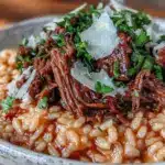 Italian Pot Roast Parmesan Risotto - featured image