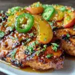 jalapeno peach chicken recipe - featured image