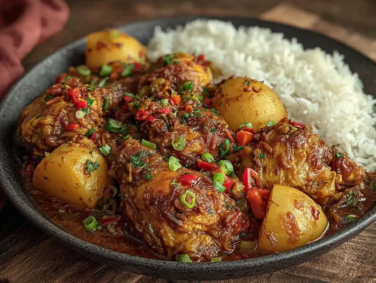 Jamaican Curry Chicken Recipe Easy Homemade for Family Dinners 4 Jamaican curry chicken recipe preparation steps