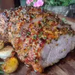 juicy tender pork loin roast - featured image