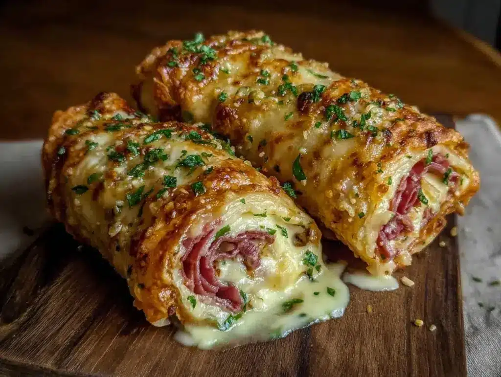 Home 1 Keto Crispy Reuben Roll-Ups - featured image