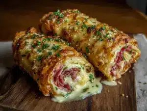 Home 4 Keto Crispy Reuben Roll-Ups - featured image