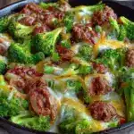 keto hamburger broccoli skillet - featured image
