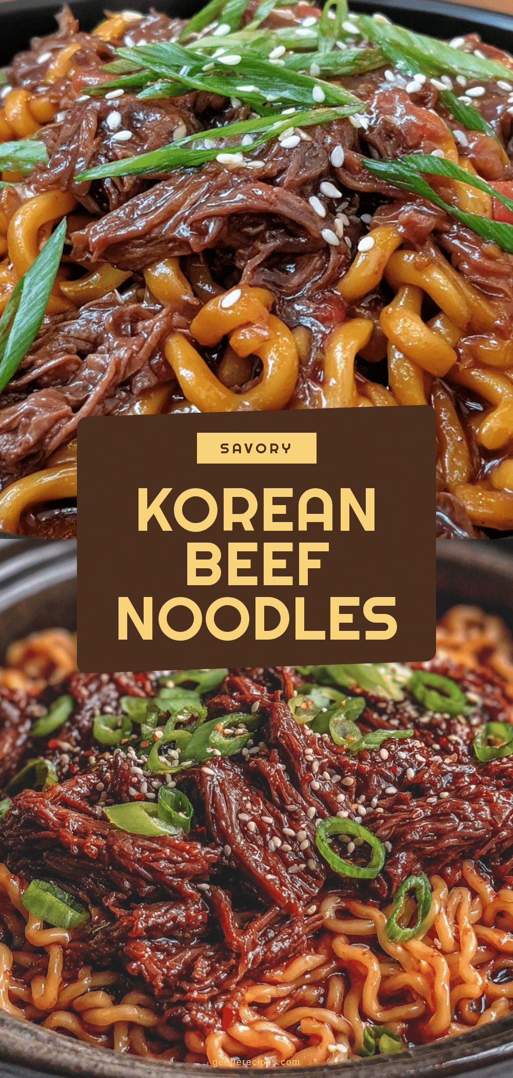 Korean Beef Noodles Slow Cooker Recipe Easy Comfort Dinners 5 korean beef noodles slow cooker recipe recipe