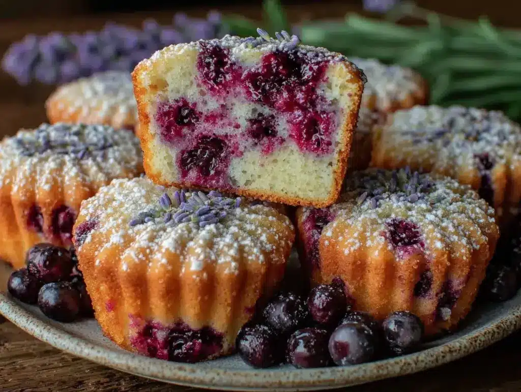 Home 1 lavender blueberry tea cakes - featured image